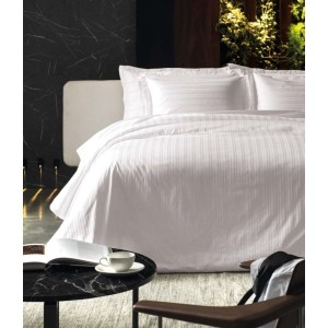 CAPA EDREDOM QUEEN LISTRADO CETIM (250 FIOS) - ALTENBURG