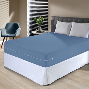 CAPA COLCHAO QUEEN ALGODÃO LISA SONHOS E ANJOS (80G/M²)