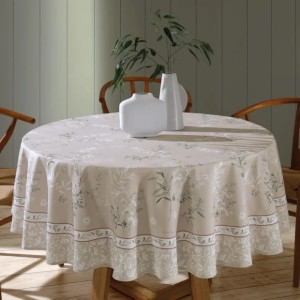 TOALHA MESA REDONDA RENOVA - 6/8LUG (170G/M²) DOHLER