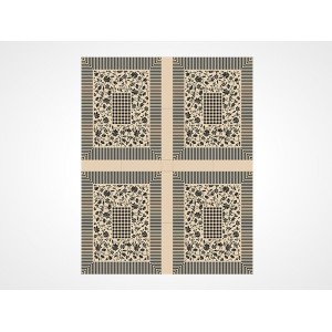 TOALHA BANDEJA/AMERICANA RUSTICA