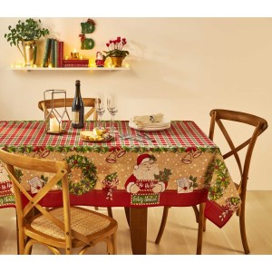 TOALHA MESA NATAL LEPPER QUADRADA 4 LUG POP