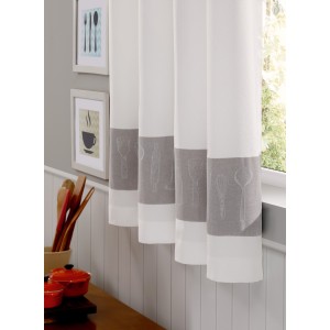 CORTINA COZINHA JACQUARD BELLA JANELA