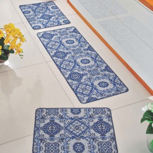 JOGO TAPETE COZINHA C/3  ANTIDERRAPANTE PRATIK