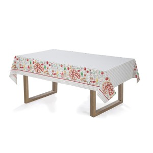 TOALHA MESA KARSTEN RETAN. 8 LUGARES  KARSTEN