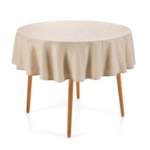 TOALHA MESA REDONDA 4 LUGARES KARSTEN JACQUARD