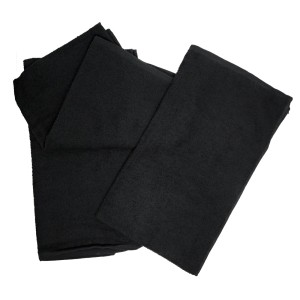 TOALHA SALAO CHARME PRETA LISA