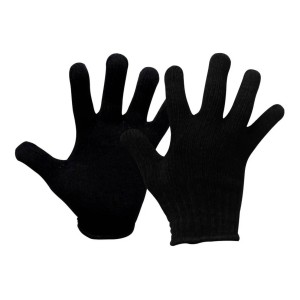 LUVA INFANTIL PRETA LISA - ( Campanha Ajudar é Amar - Doação)