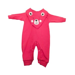 MACACÃO LONGO SUEDINE S/PÉ BANDANA MENINA