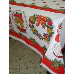 TOALHA DE MESA NATAL P.A. QUADRADA 