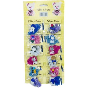 KIT C/12 PRENDEDOR DE CHUPETA CORRENTE (Campanha Ajudar é Amar - Doação)