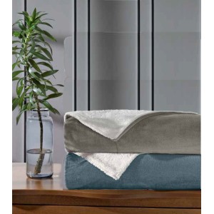 COBERTOR QUEEN SHERPA LISO HEDRONS